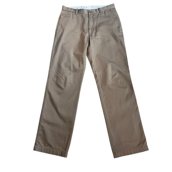 J. Crew Factory Men’s Tan Khaki Chino Pants 32 x 34 Soft Work Office Outdoors - Picture 1 of 4